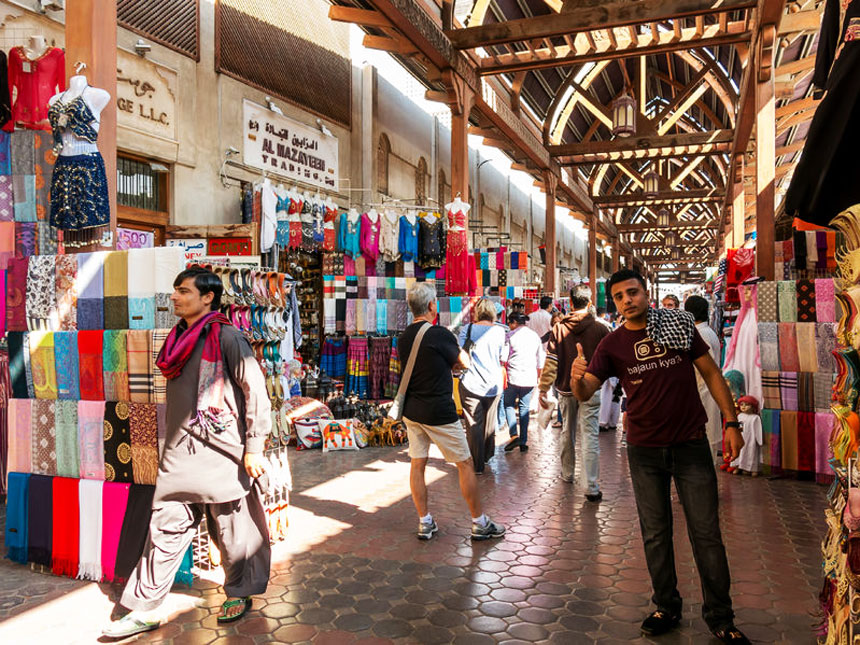 Bur Dubai Souk Dubai Shopping Travelvui