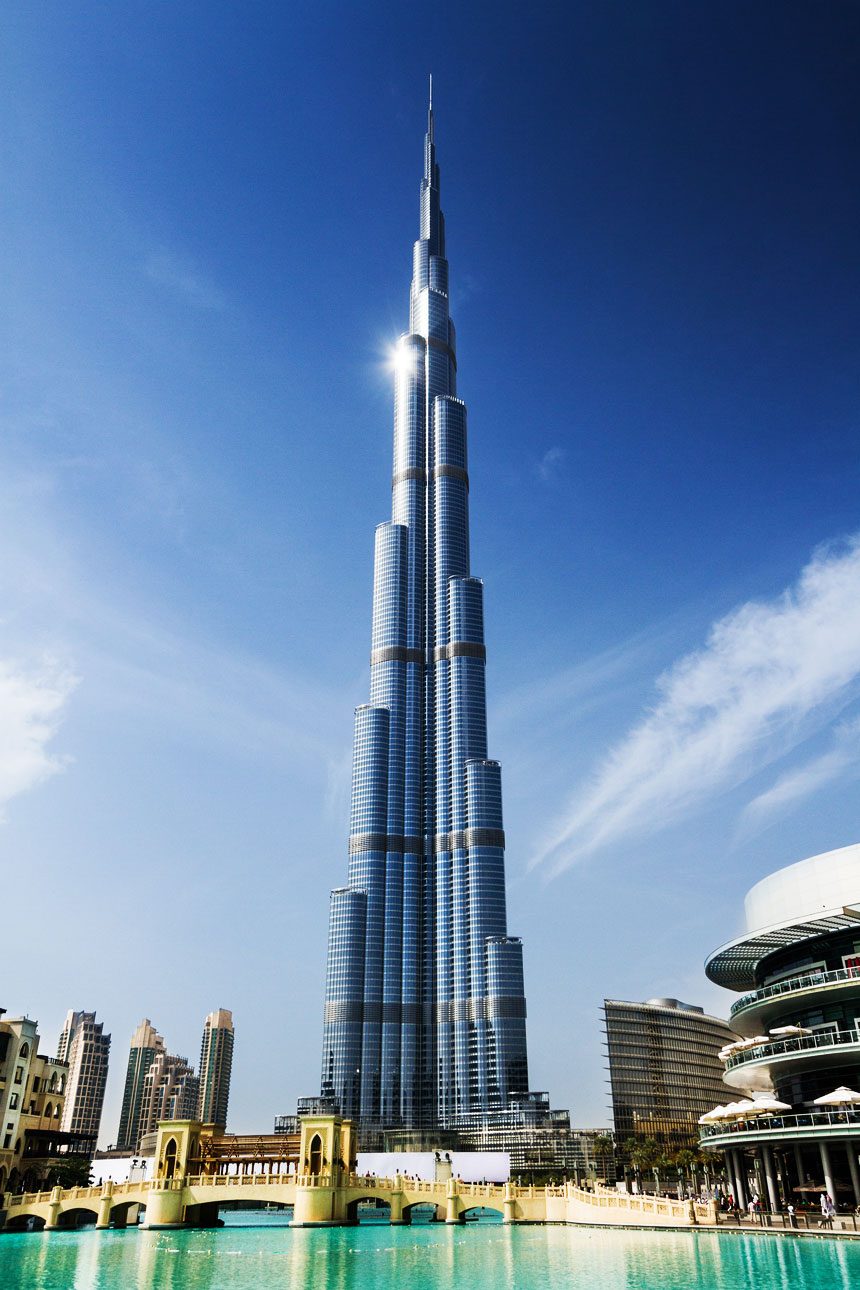 View the city from Burj Khalifa