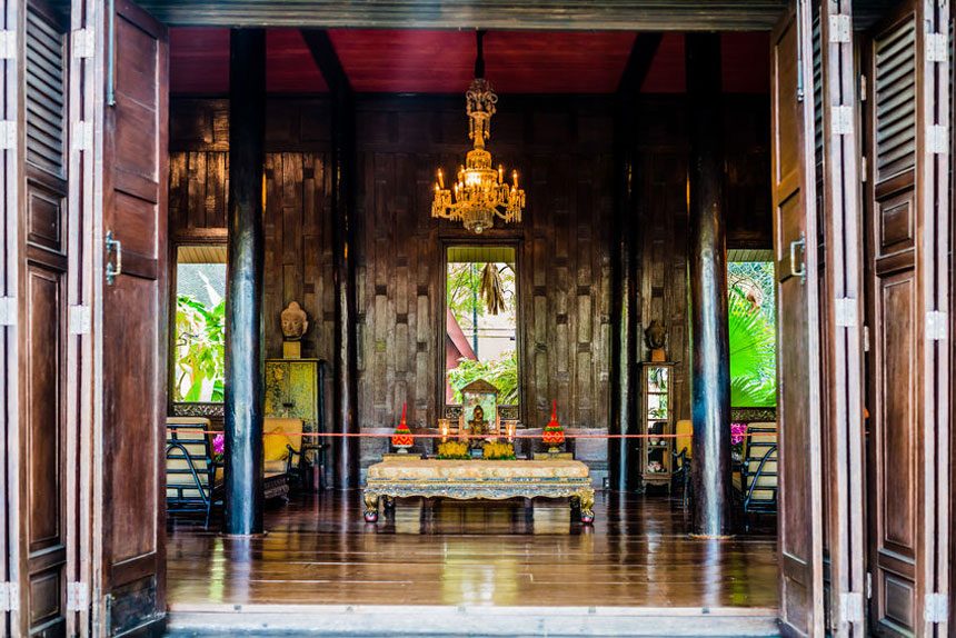 Explore Thai traditional architecture, silk and art at Jim Thompson House