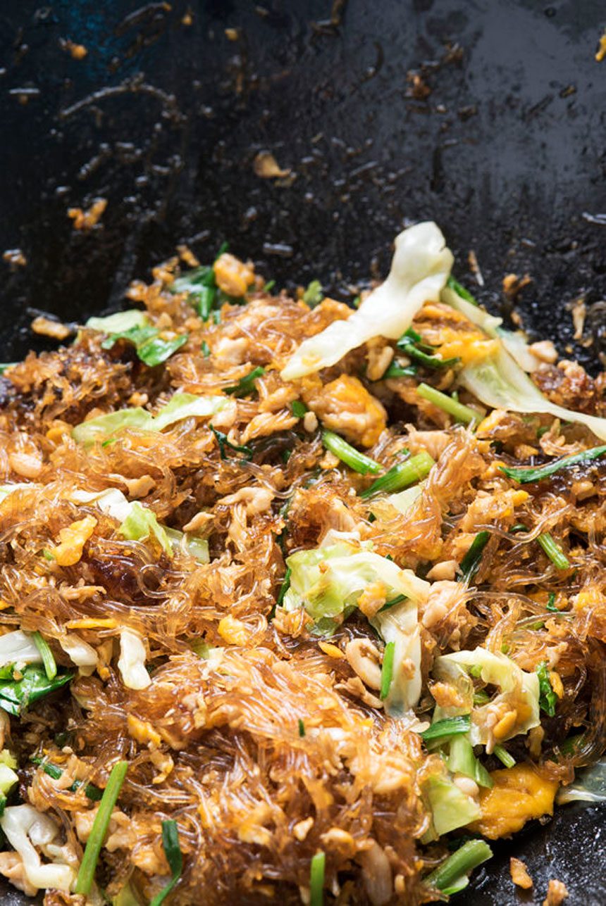 Pad Woon Sen (Stir Fried Glass Noodles)