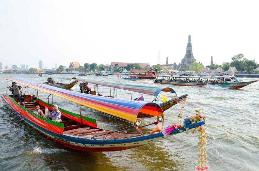 Take a boat trip along Chao Phraya River