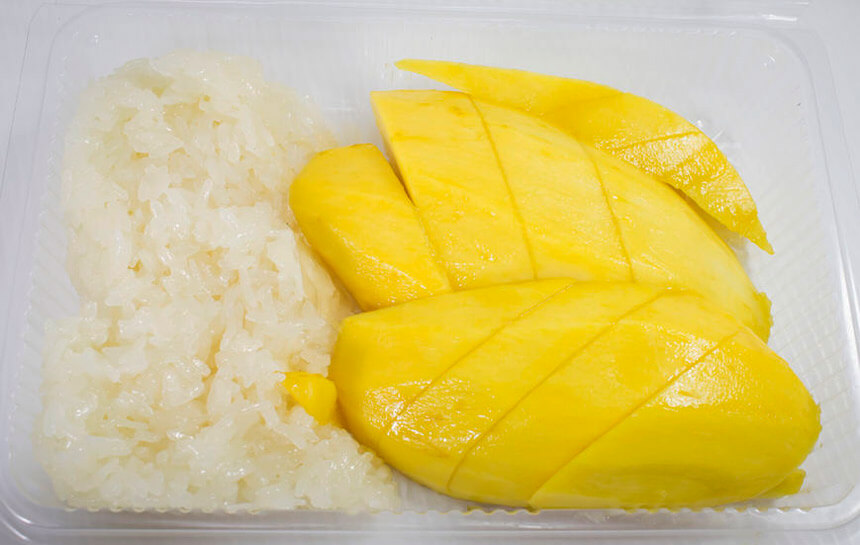 Thai Mango Sticky Rice Bangkok Travelvui