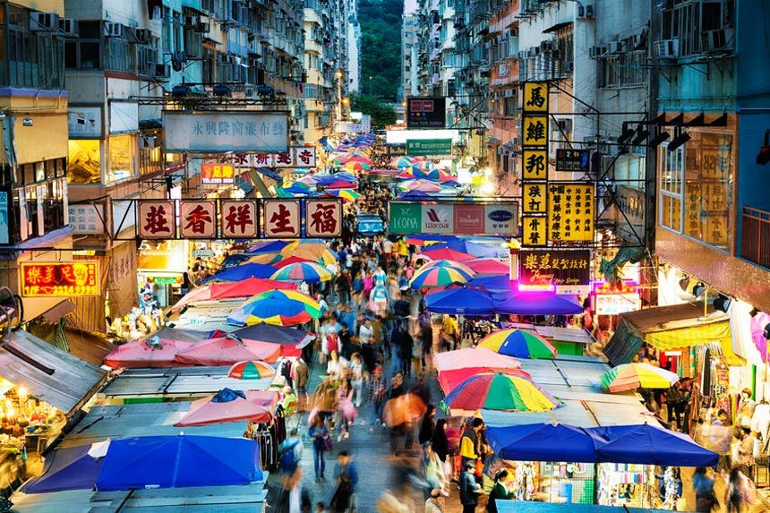 Shop at street markets