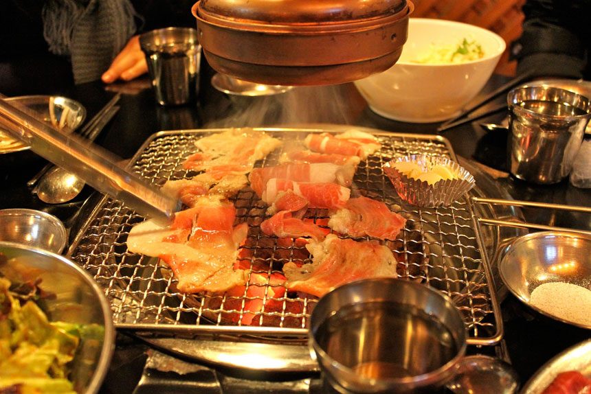 Enjoy a Korean BBQ feast
