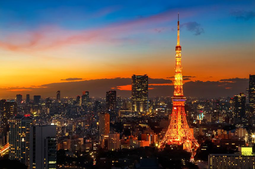 Get a magnificent view from Tokyo Tower