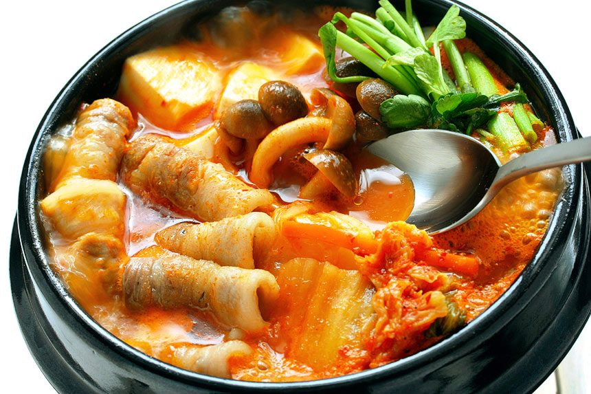 Kimchi Jjigae (Kimchi-based stew)
