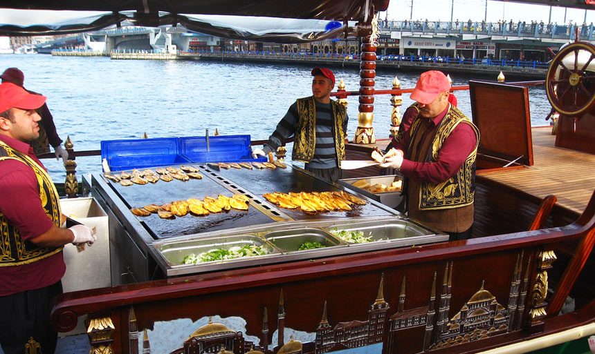 Balik Ekmek (Grilled Fish Sandwich)