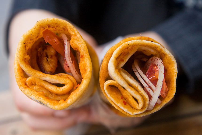 Durum (Turkish Barbecued Meat Wrap)