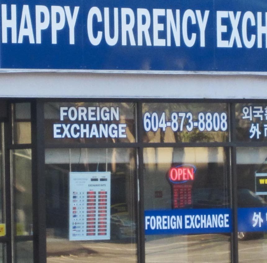 Money Changers with Best Exchange Rates in Vancouver