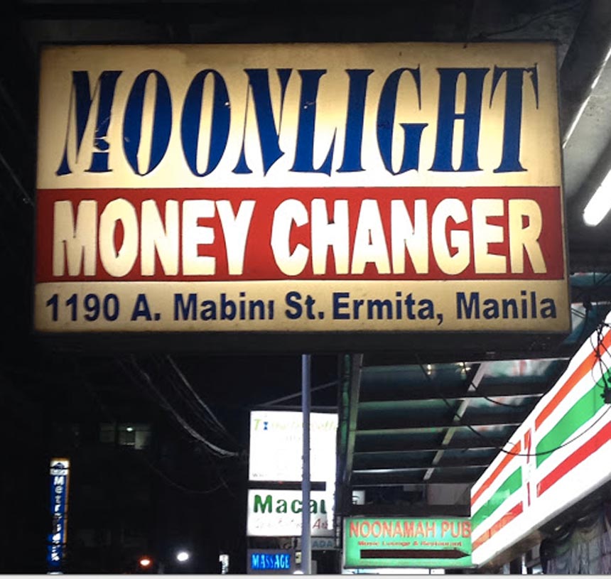 Moonlight money changer