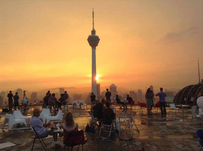 Heli Lounge Bar: Best Rooftop Bar in Kuala Lumpur | Travelvui