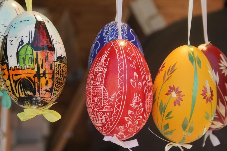 Czech Easter Eggs (hand-etched eggs)